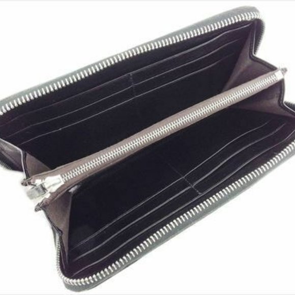 Fendi Wallet Purse Long Wallet leather Black Woman unisex Authentic Used - Picture 5 of 9